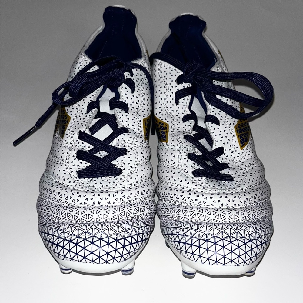 Diadora‎ Brasil Elite GR LT LP 12 Soccer Cleats Men's Size 8 Us White Blue D0953